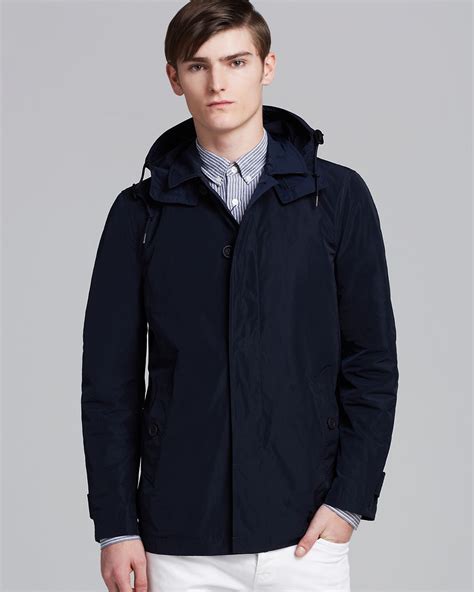 burberry blue rain jacket|authentic burberry rain jacket.